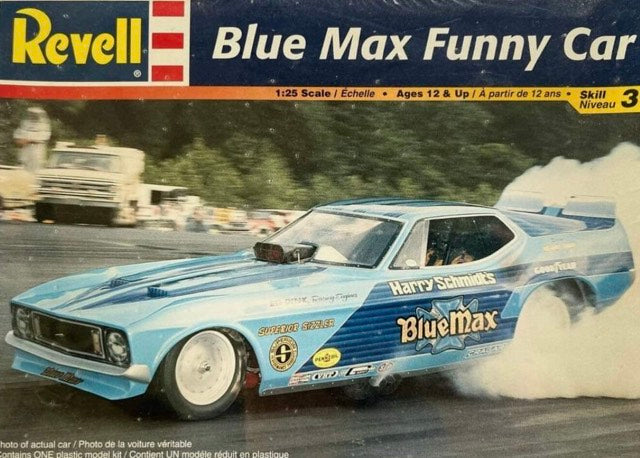 1-16 1971 Blue Max Mustang Funny Car Body