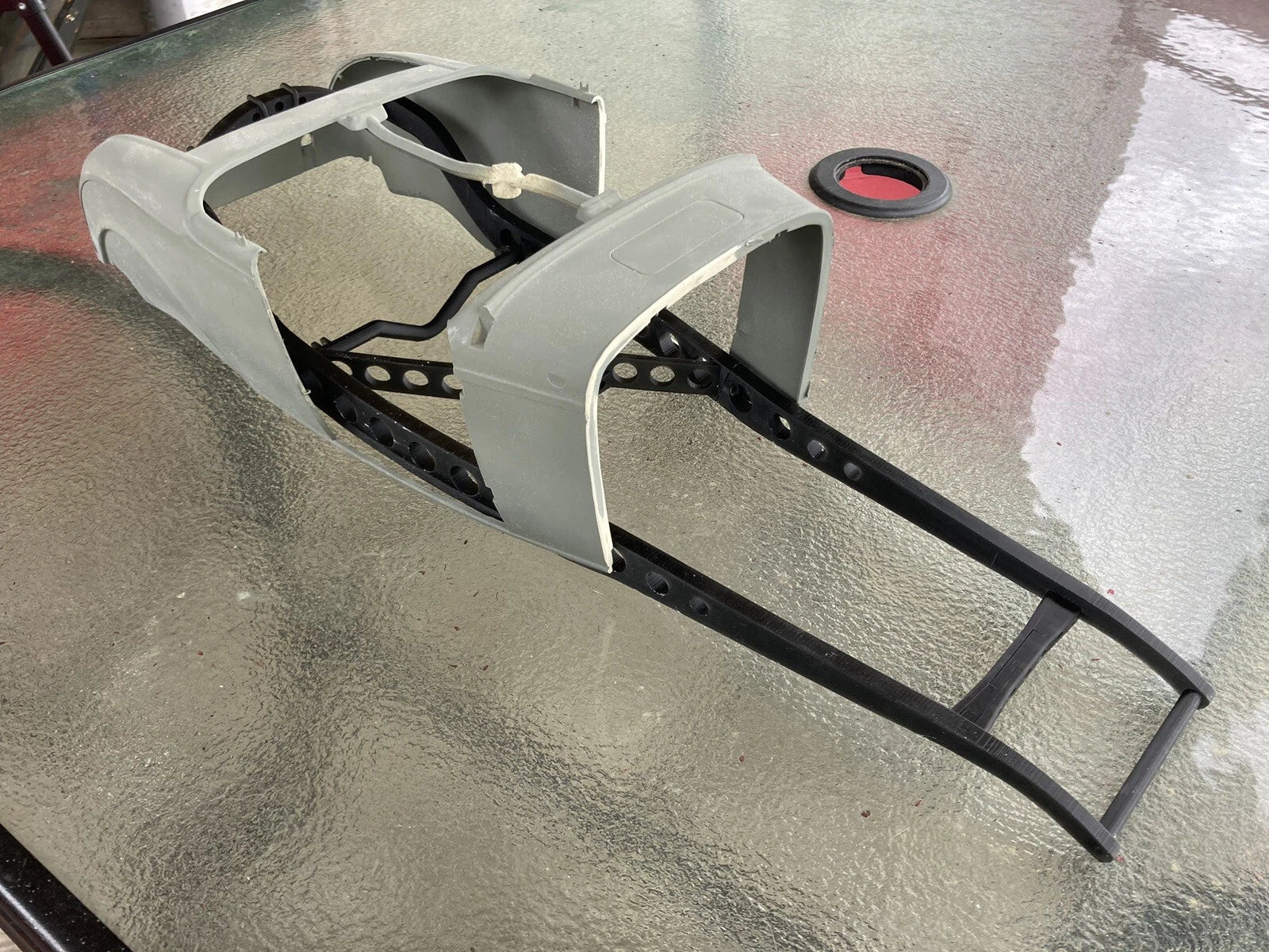 Custom Bobbed Drilled and Pinched 32 Big Deuce Frame. With Straight Ba ...