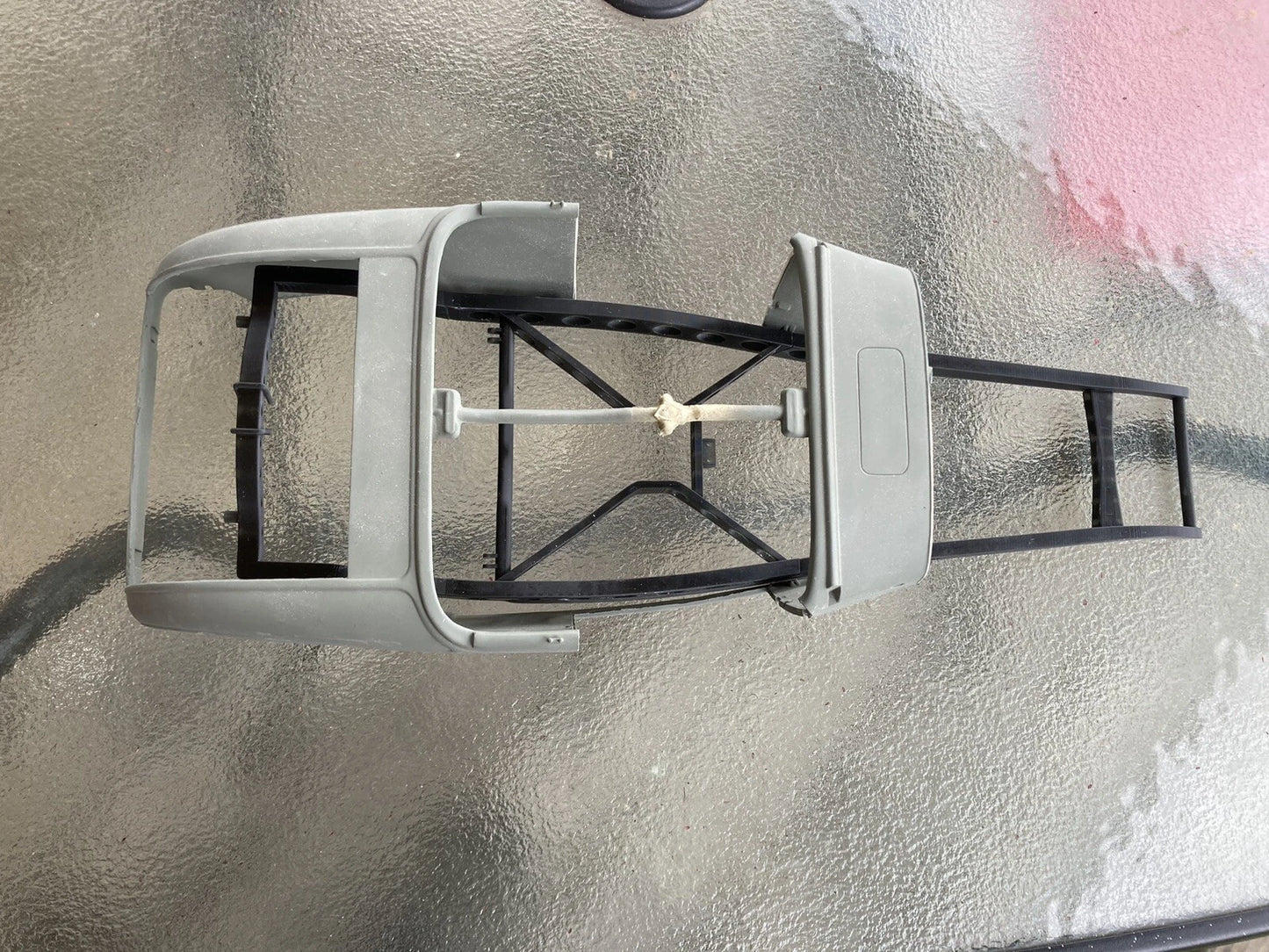 Custom Bobbed Drilled and Pinched 32 Big Deuce Frame. With Straight Bar